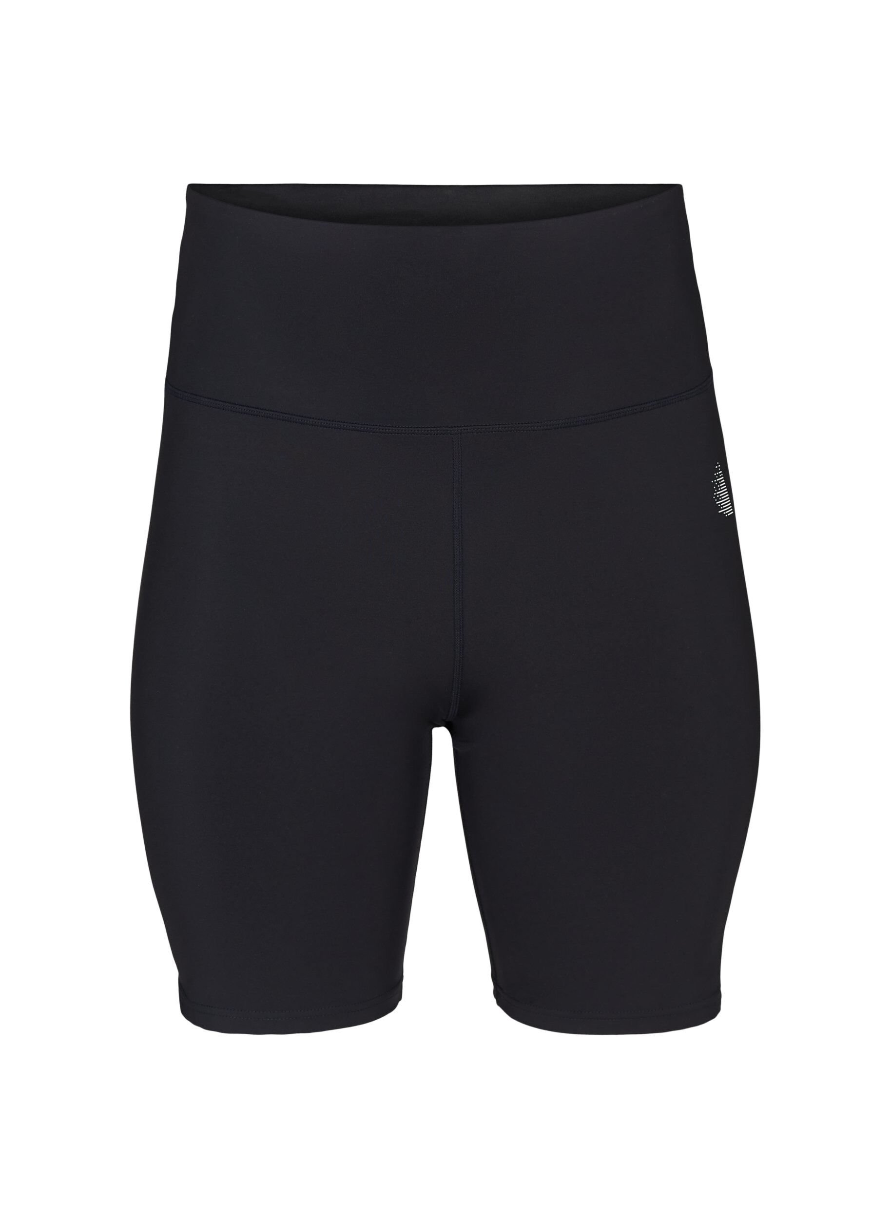 ZizziStrakke sport shorts, Zwart, Packshot image number 0