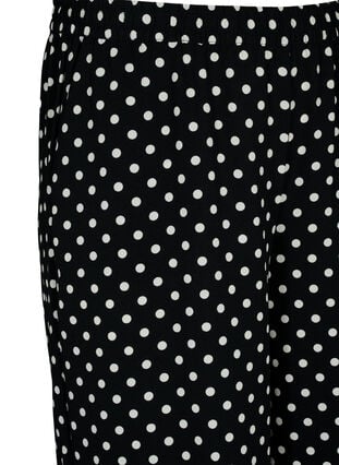 Pantalon ample avec imprimé, Black Dot, Packshot image number 2