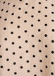 Blouse met stippen en strikdetails, Beige, Packshot image number 2