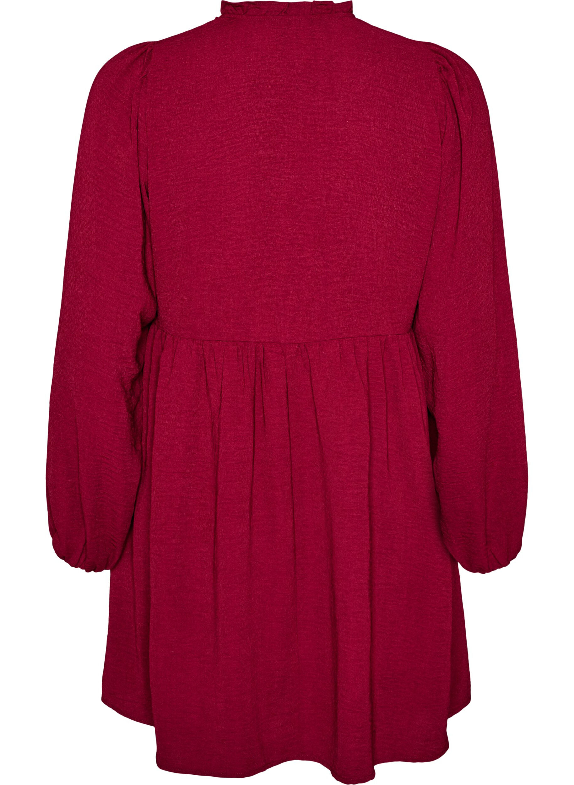 ZizziRobe coupe &eacute;vas&eacute;e avec une taille empire, Rouge, Packshot image number 1