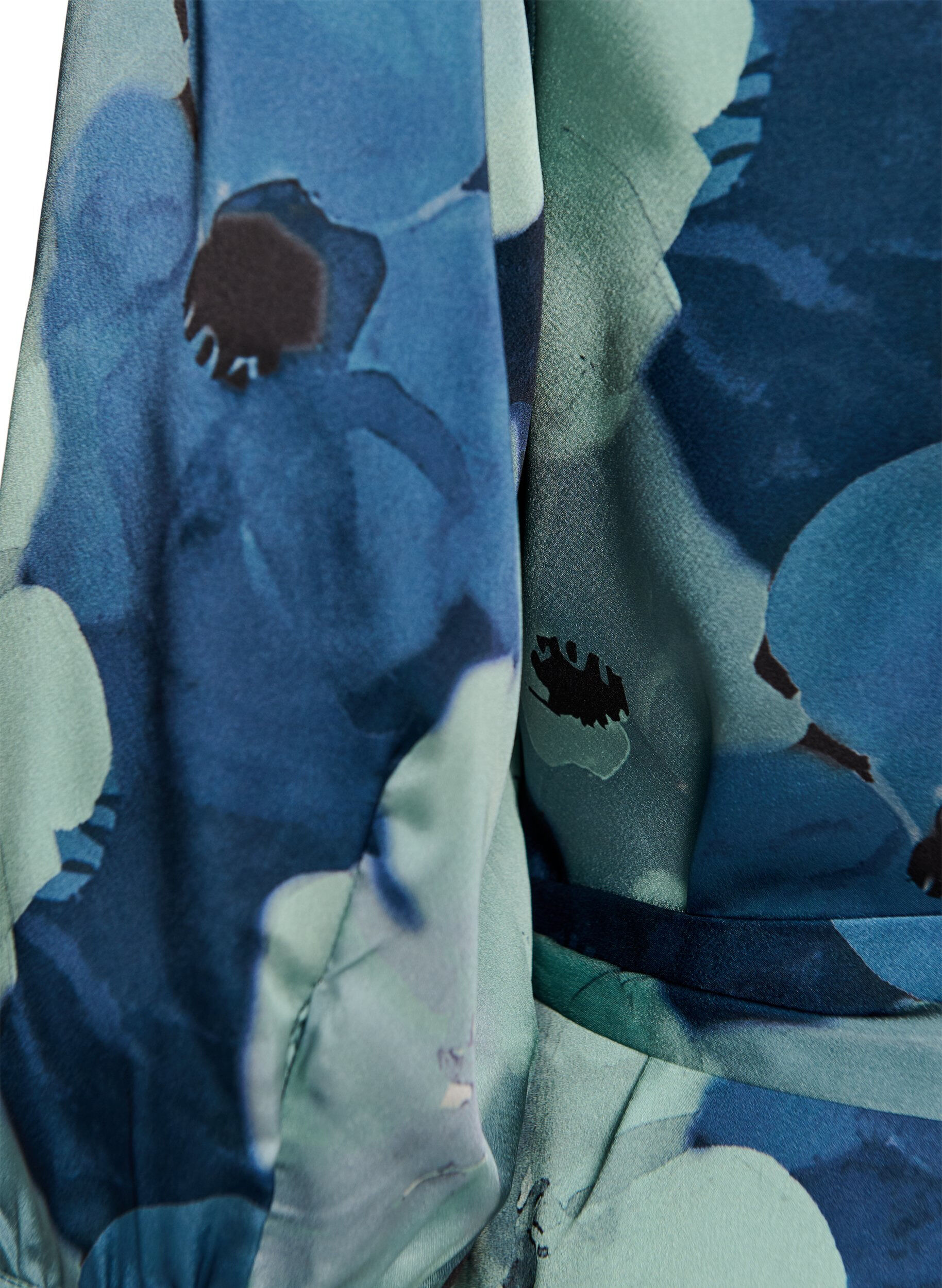 ZizziOmslagjurk met bloemenprint met 3/4 mouwen, Mixed colours, Packshot image number 3