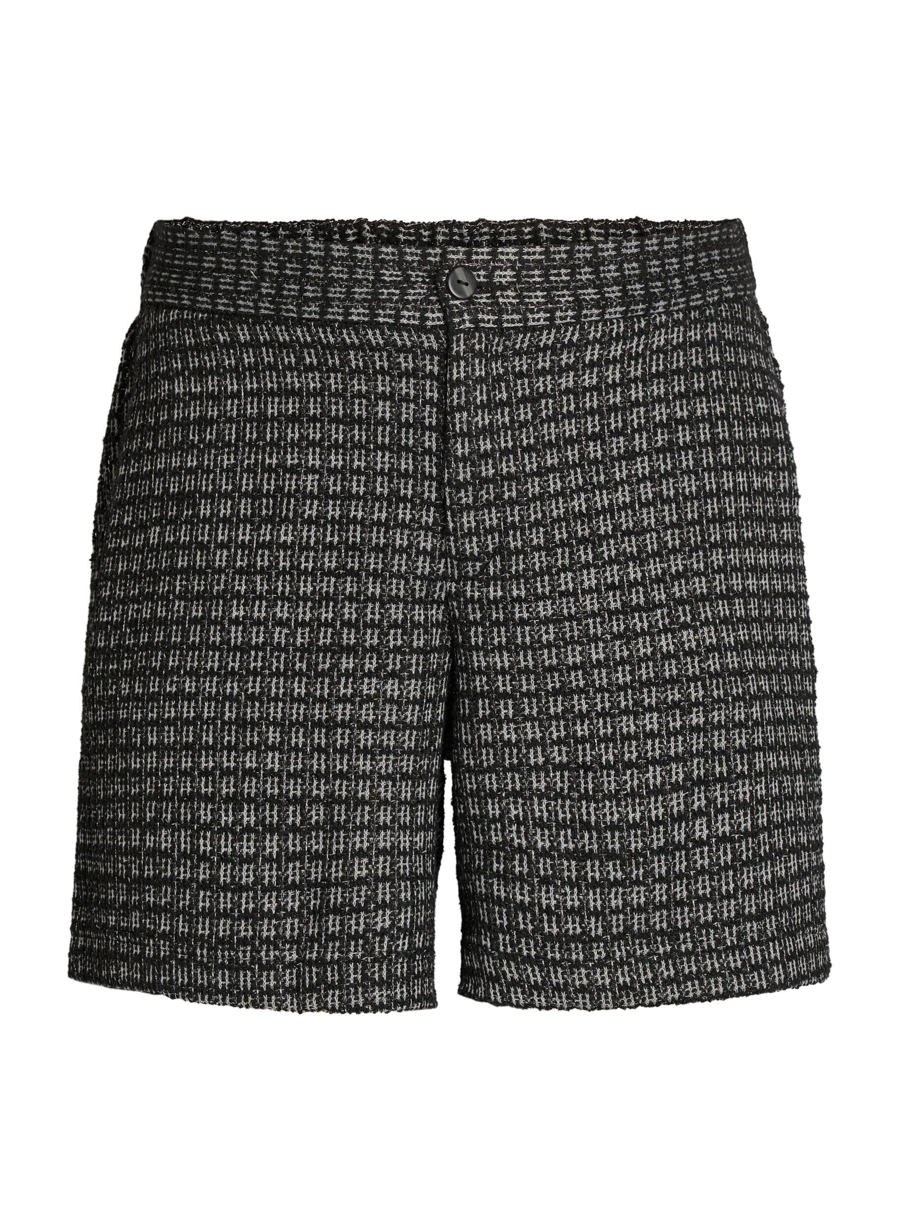 Short boucl&eacute; ample avec poches