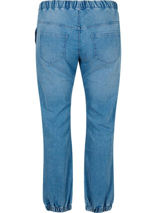 Pantalon de jogging en denim avec des poches, Light Blue Denim, Packshot image number 1
