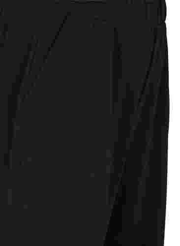 Cropped broek met wijdte, Black, Packshot image number 2
