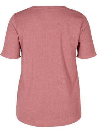 T-shirt à manches courtes en qualité côtelée, Apple Butter, Packshot image number 1