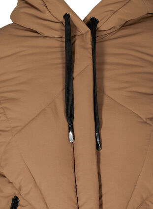 Veste d'hiver tendance avec capuche et poches, Rubber, Packshot image number 2