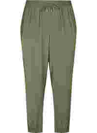 Pantalon cargo de couleur unie avec de grandes poches