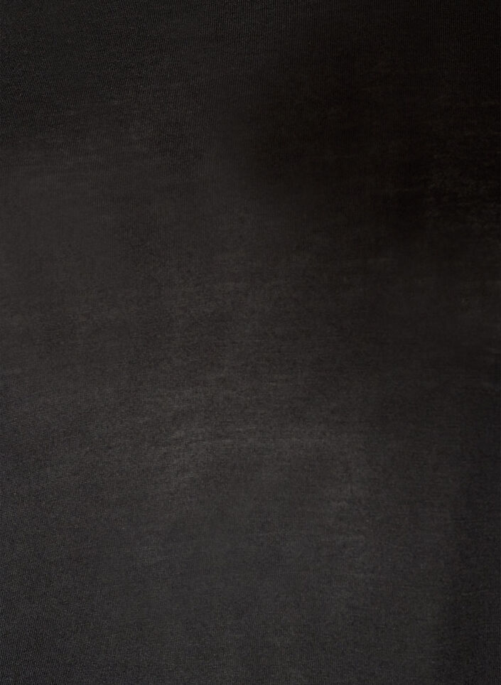 T-shirt ample en jersey de viscose, Noir, Packshot image number 2