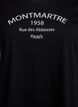 T-shirt avec texte imprim&eacute;, Black w.An. Wh.Paris, Packshot image number 2