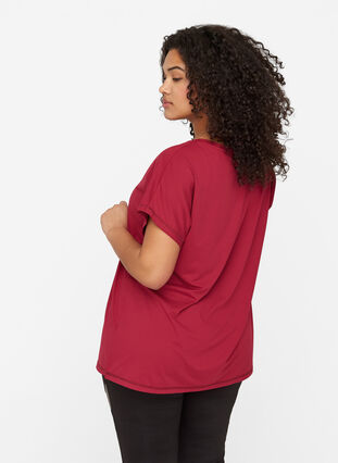 T-shirt basique, Beet Red, Model image number 1