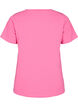 Effen basic katoenen T-shirt, Roze, Packshot image number 1