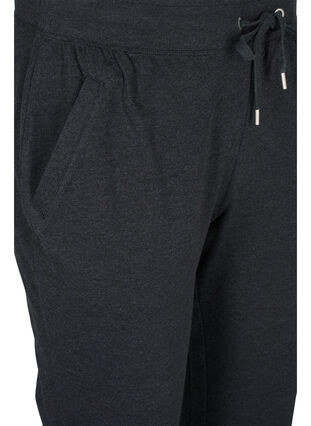 Losse sweatpants met zakken, Black, Packshot image number 2