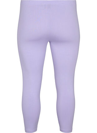 Basic 3/4 legging in viscose, Lavender, Packshot image number 1