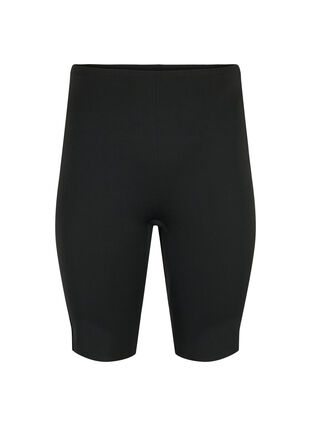 Lange, lichte shapewear korte broek, Black, Packshot image number 0