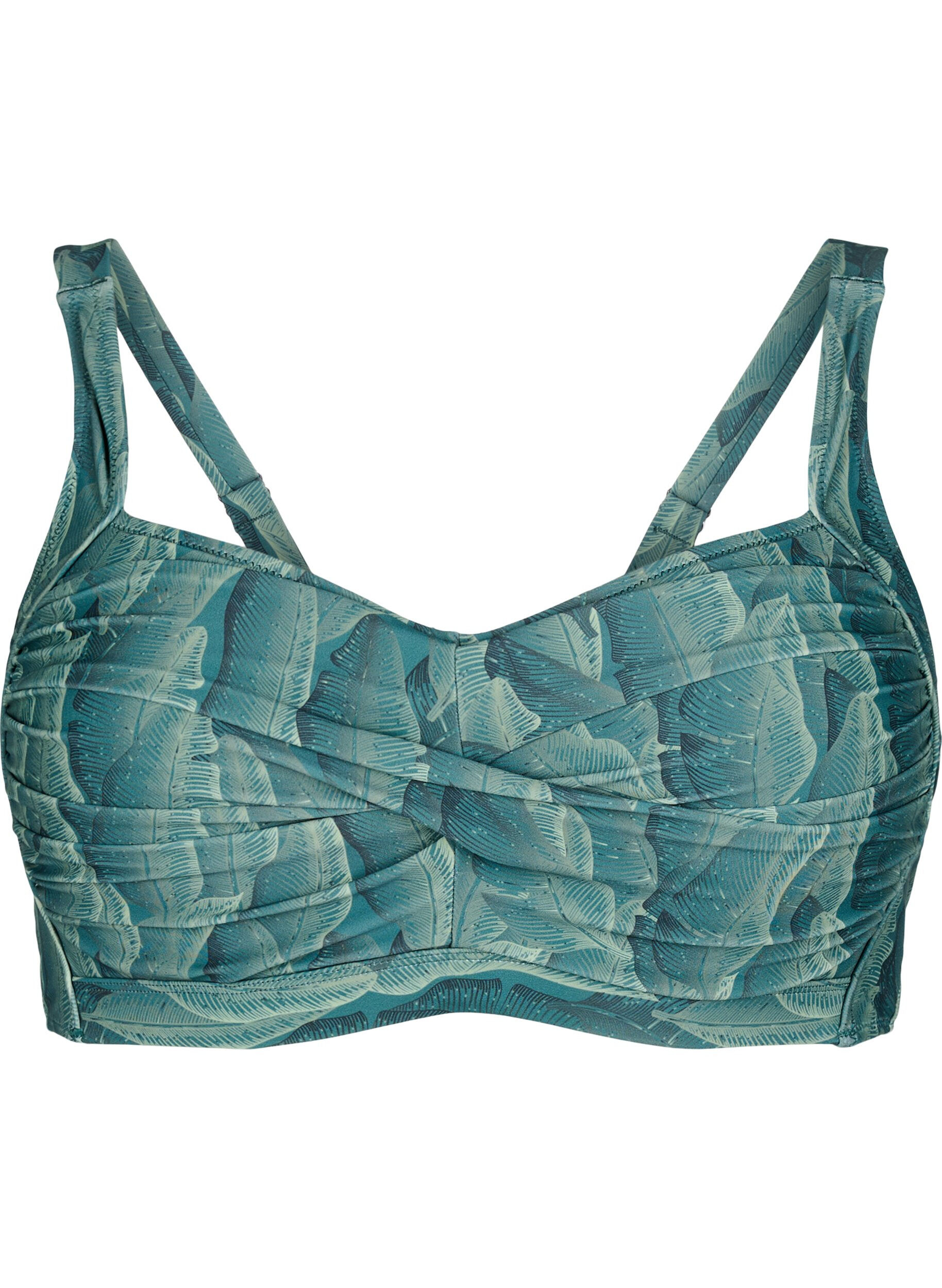 Top de bikini rembourr&eacute; avec imprim&eacute;s