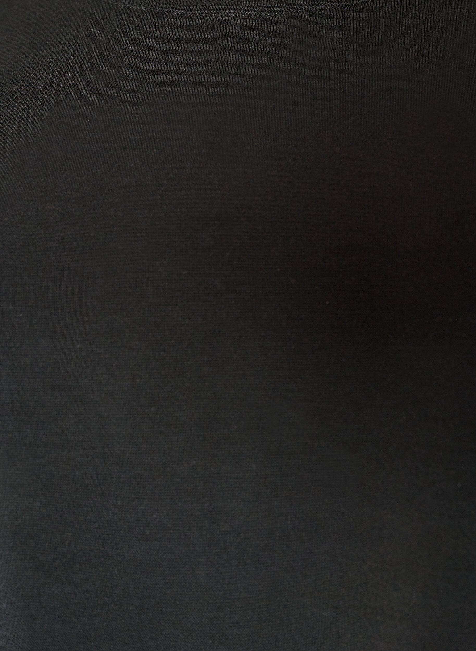ZizziBlouse avec manches en maille et finitions en dentelle, Noir, Packshot image number 2