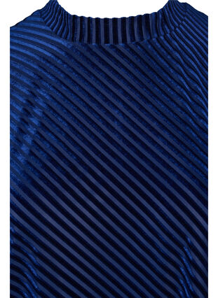 Robe texturée en velours, Evening Blue, Packshot image number 2