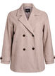 Korte jas met dubbele knoopsluiting, Beige, Packshot image number 0