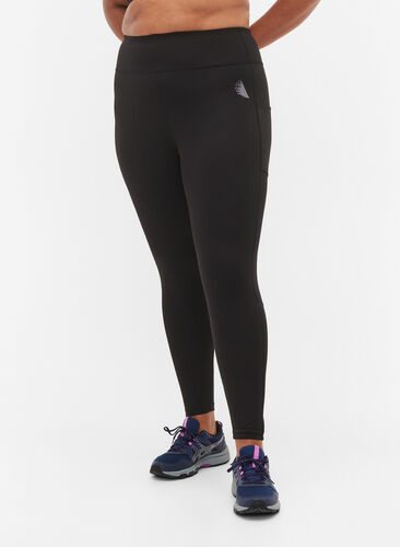 CORE, POCKET TIGHTS - Legging de sport avec poche, Black, Model image number 3