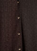 Top sans manches &agrave; texture ondul&eacute;e et fermeture boutonn&eacute;e, Marron, Packshot image number 2