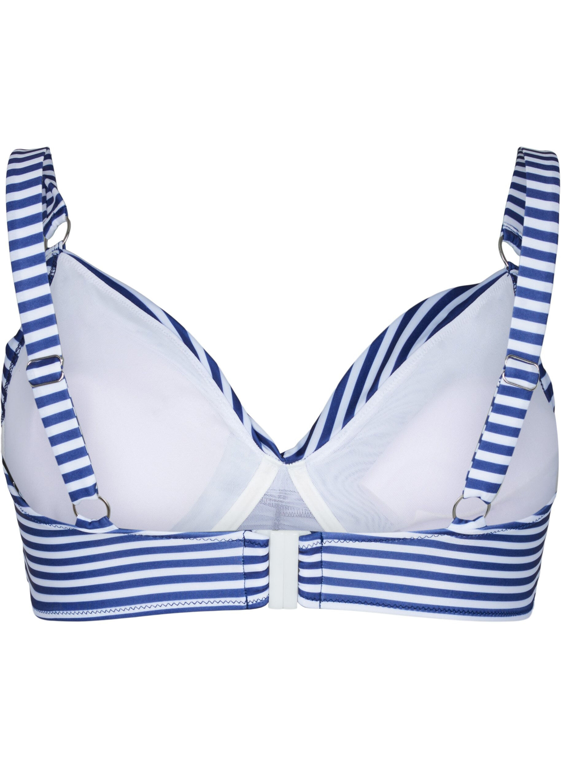 ZizziBikini beha met opdruk en beugel, Blue Striped, Packshot image number 1