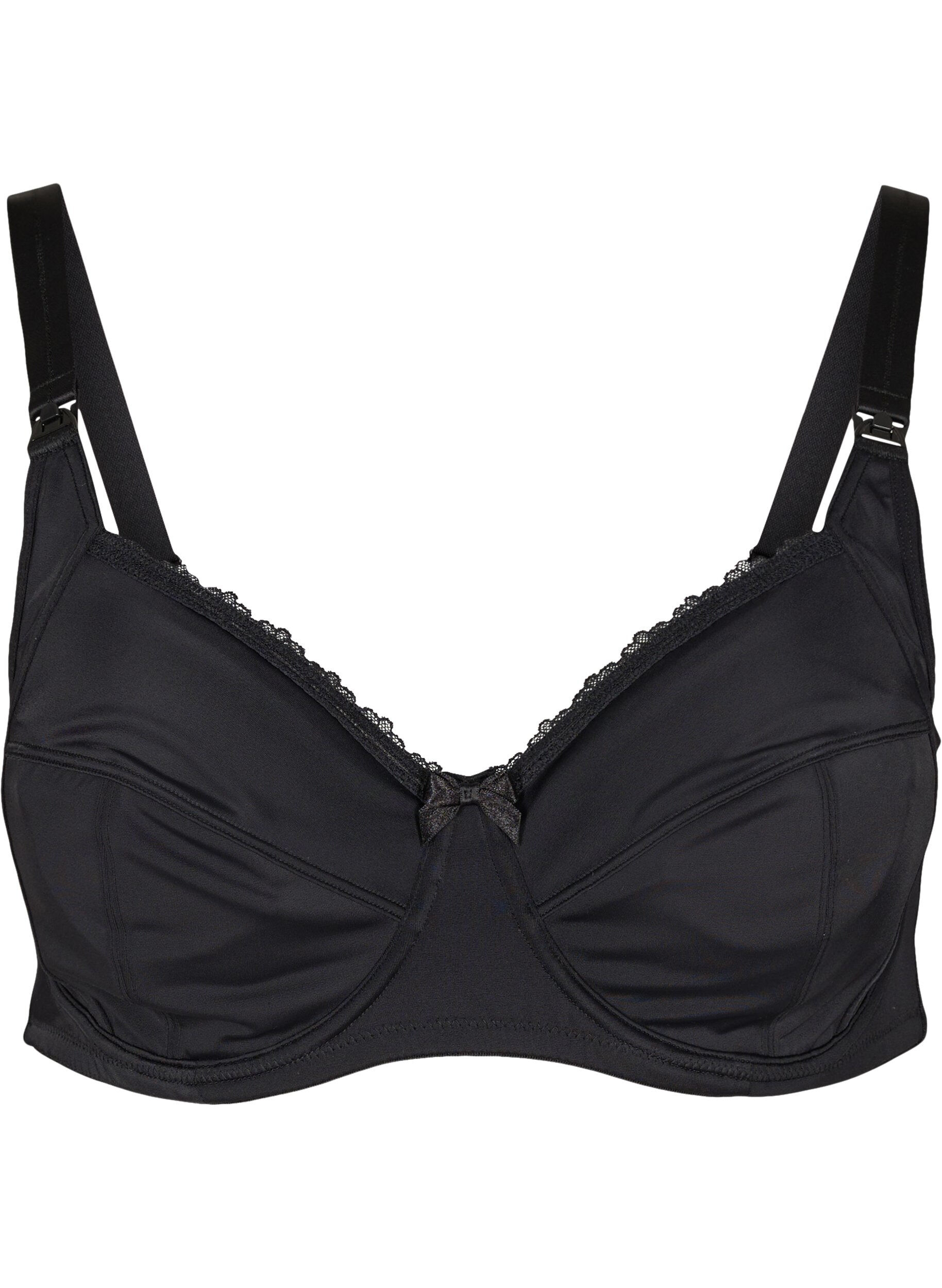 Zizzi Soutien-gorge d'allaitement Figa &agrave; armatures, Black, Packshot image number 0