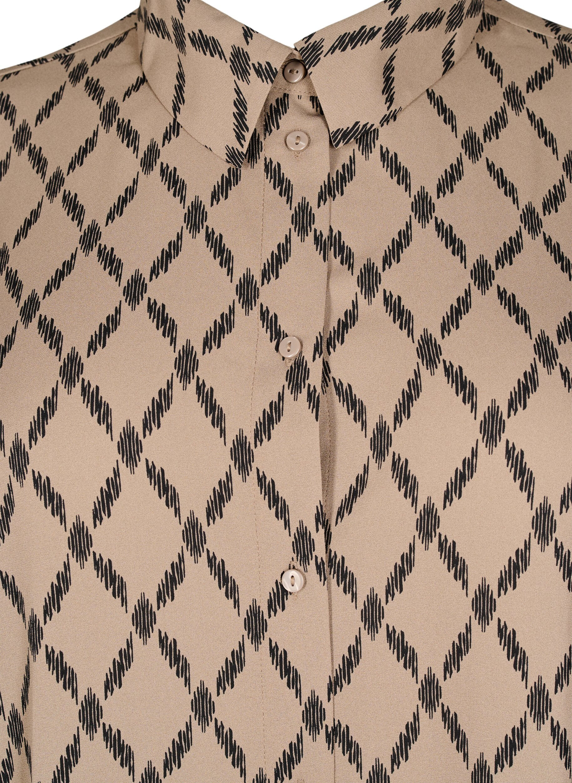 ZizziShirt met patroon en lange mouwen, Grafic AOP, Packshot image number 2