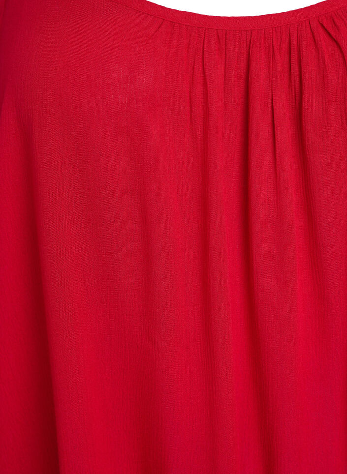 Top à bretelles en viscose, Rouge, Packshot image number 2