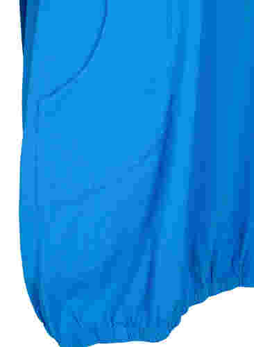 Robe en coton à manches courtes, French Blue, Packshot image number 3
