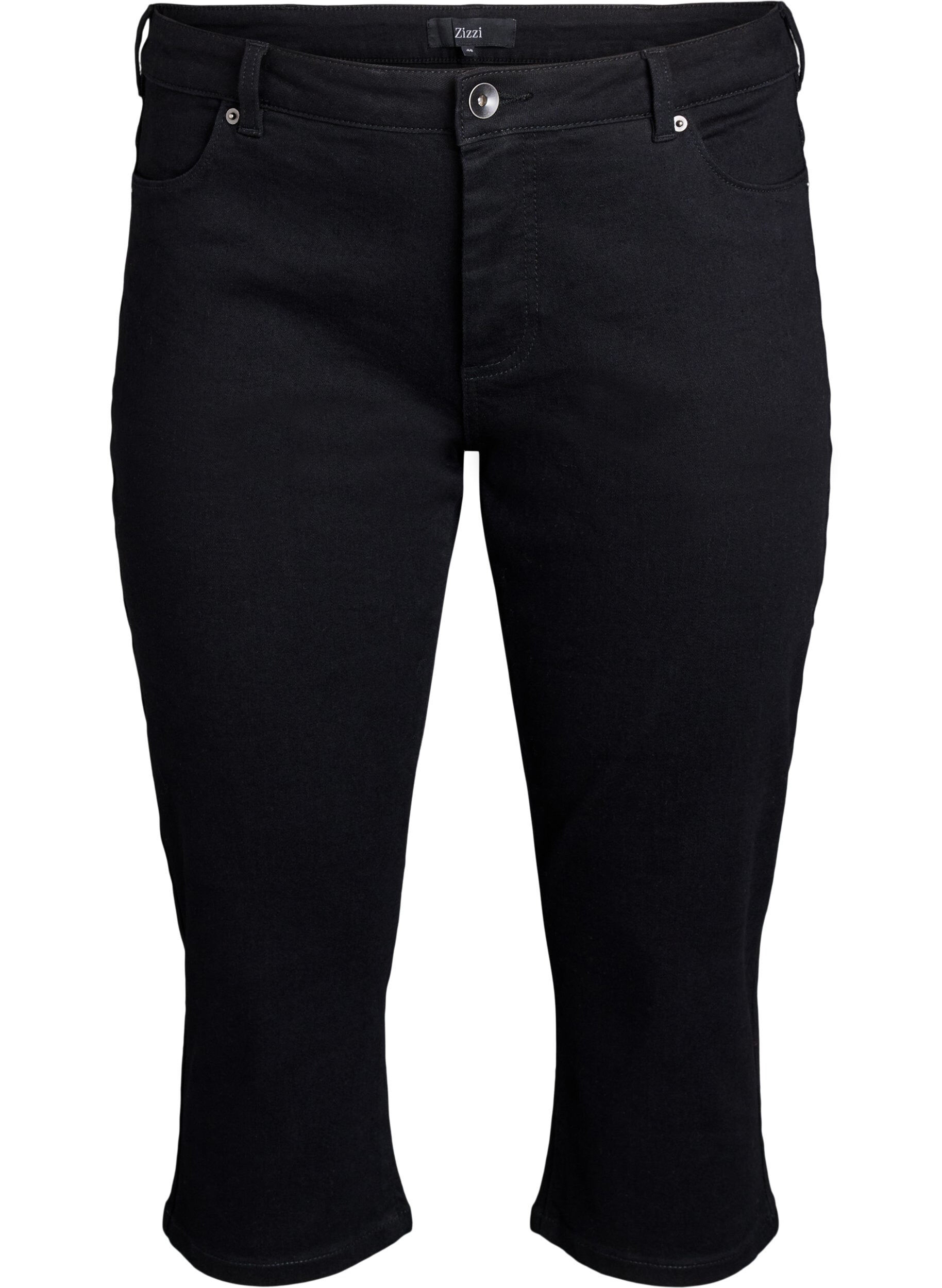 Emily slim fit denim capribroek