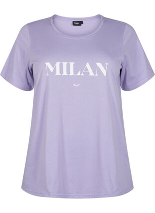FLASH – T-shirt imprimé, Lavender, Packshot image number 0