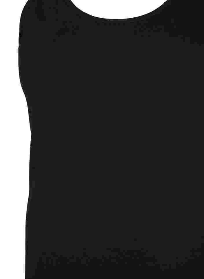 Haut basique en coton, Black, Packshot image number 2