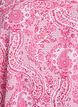 Chemisier en viscose avec imprim&eacute; paisley et encolure carr&eacute;e, Rose, Packshot image number 2