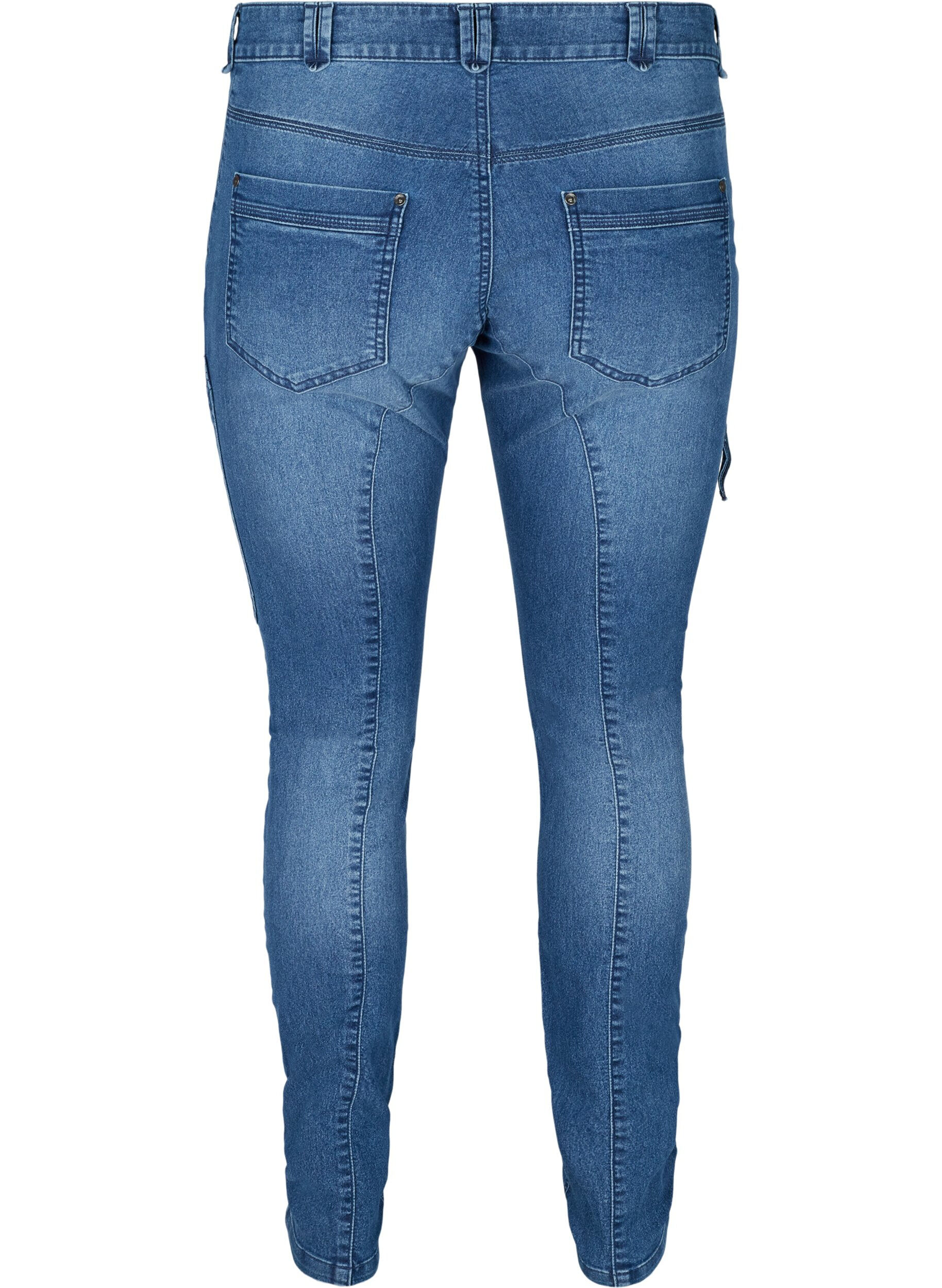 Zizzi Jean Sanna, Blue denim, Packshot image number 1