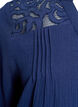 Katoenen mousseline blouse met geborduurde details, Blauw, Packshot image number 3