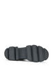Lange laars met geribde panelen, Zwart, Packshot image number 5