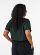 T-shirt met knoopdetail, Groen, Model image number 2