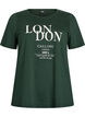 T-shirt met print, Groen, Packshot image number 0