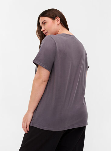 T-shirt en coton avec imprimé, Magnet, Model image number 1