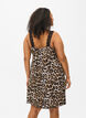 Spaghetti-jurk van viscose met kant, Leopard, Model image number 1