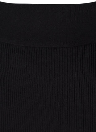 Nauwsluitende rok van gebreid materiaal, Black, Packshot image number 2