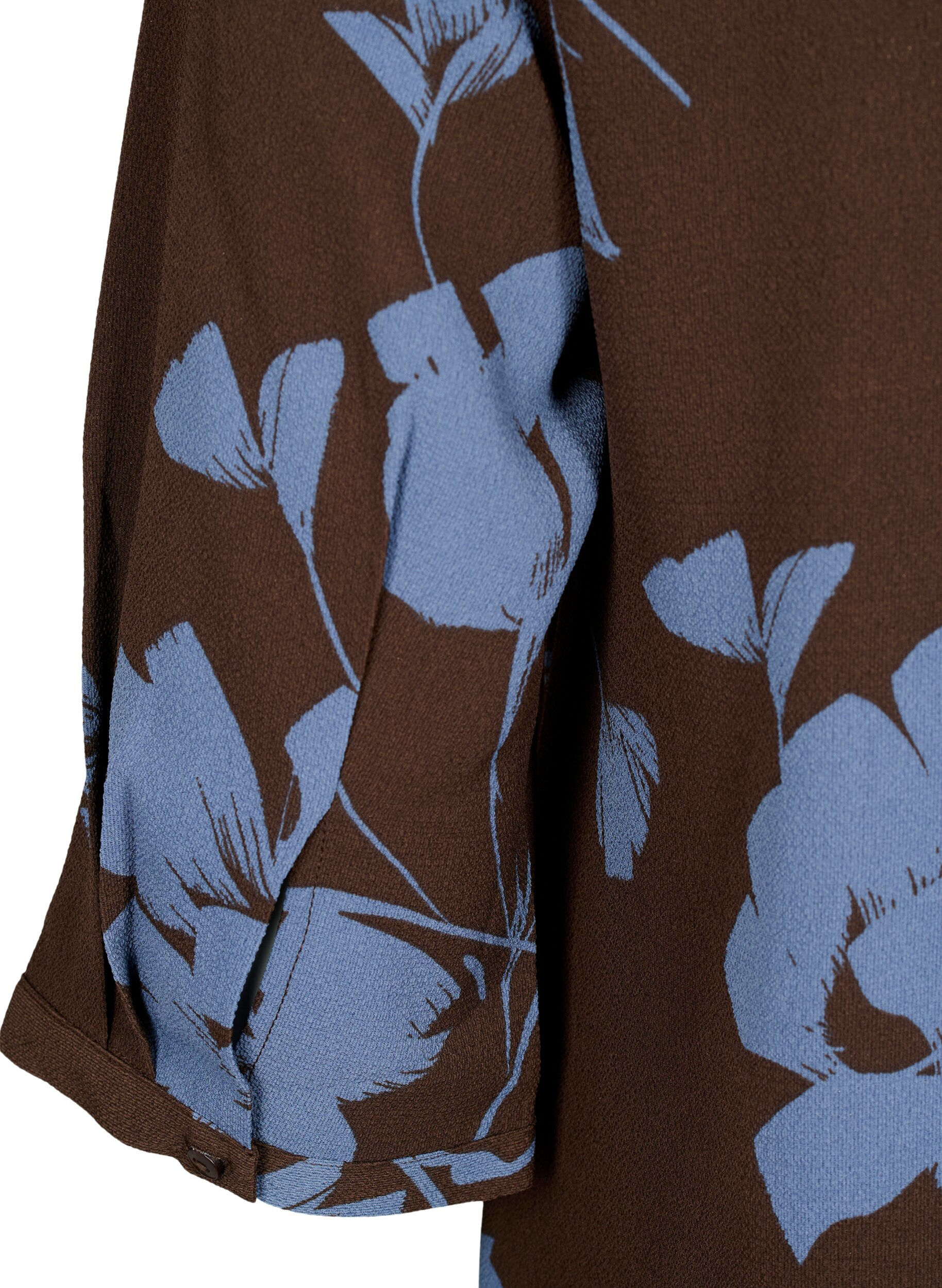 ZizziBlouse met bloemendesign en 3/4 mouw, Falcon Flower, Packshot image number 2