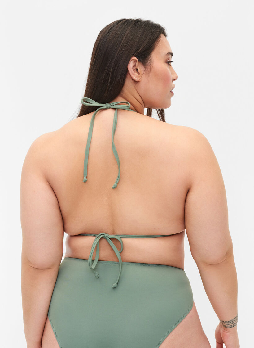 Driehoeksbikini beha, Groen, Model image number 1