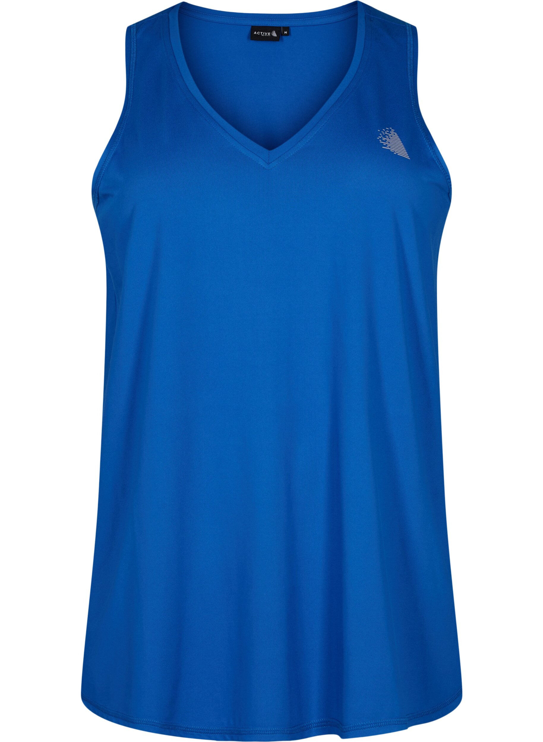 Sporttopje met V-hals