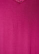 Nuisette en viscose avec dentelle et fentes, Bordeaux, Packshot image number 2