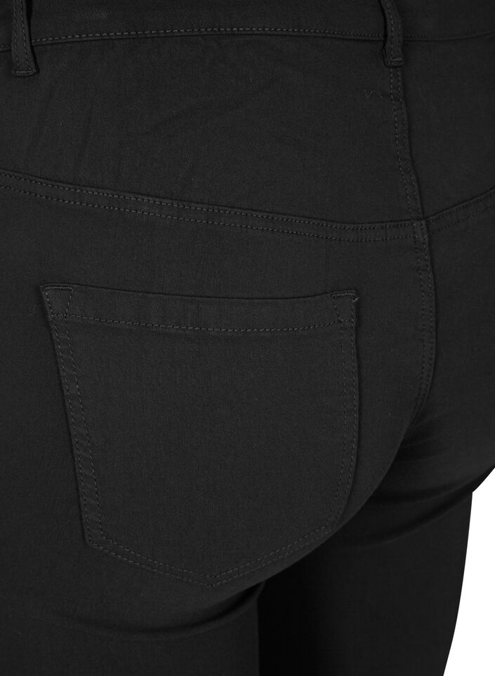 Slim fit broek met zakken, Zwart, Packshot image number 3