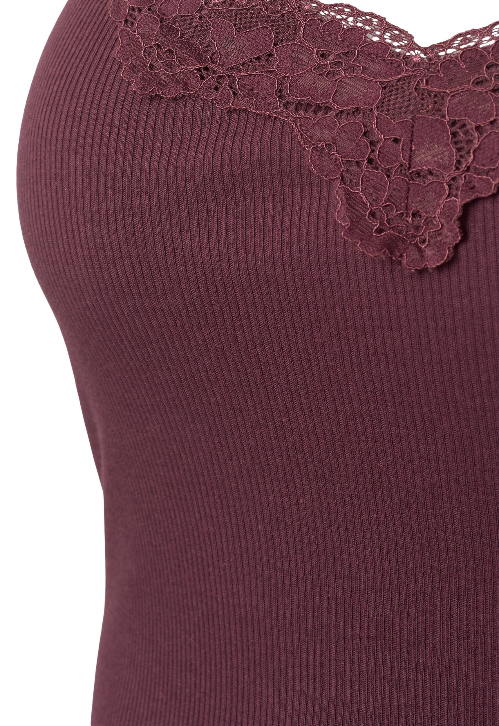 Zizzi 2-pack de hauts de nuit &agrave; c&ocirc;tes, Black/Fudge, Packshot image number 2