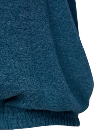 Gestreepte blouse met 3/4 mouwen, Legion Blue Mel., Packshot image number 3