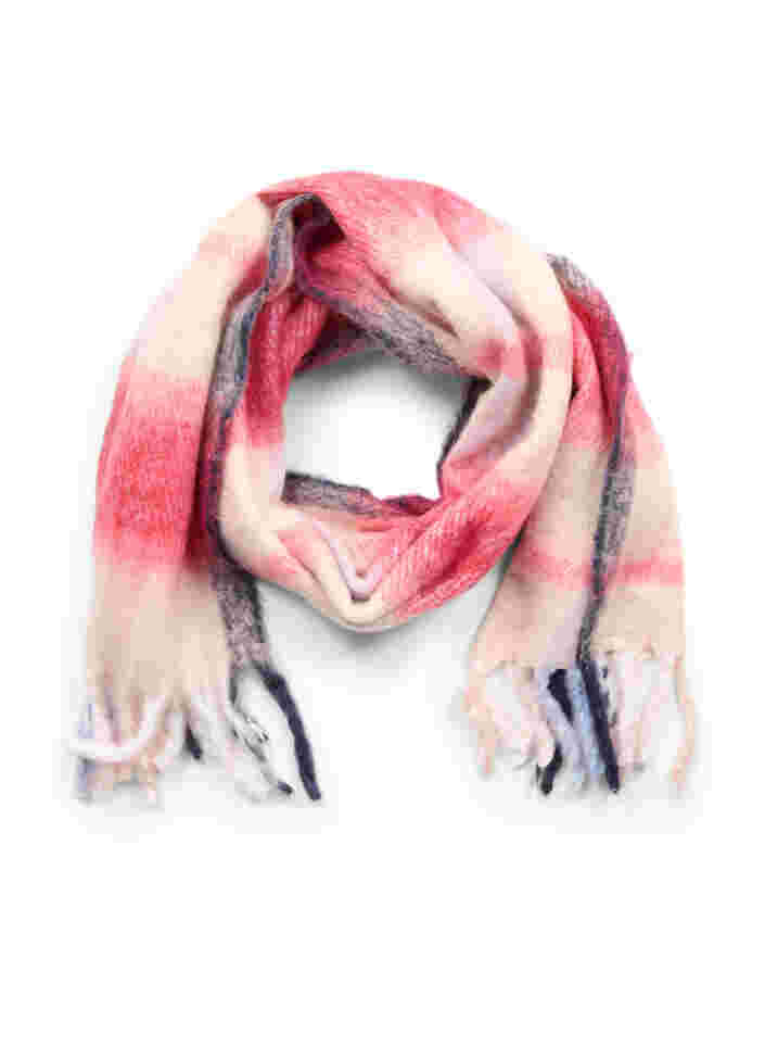 Écharpe avec franges, Pink, Packshot image number 0