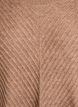 Robe courte en maille avec un motif textur&eacute; en V, Camel, Packshot image number 2